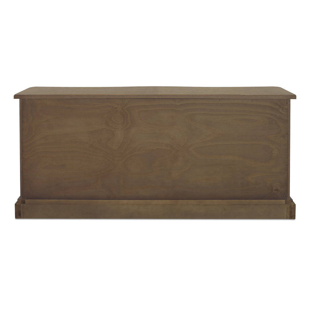 Clarence 6 Drawer Dresser Warm Brown