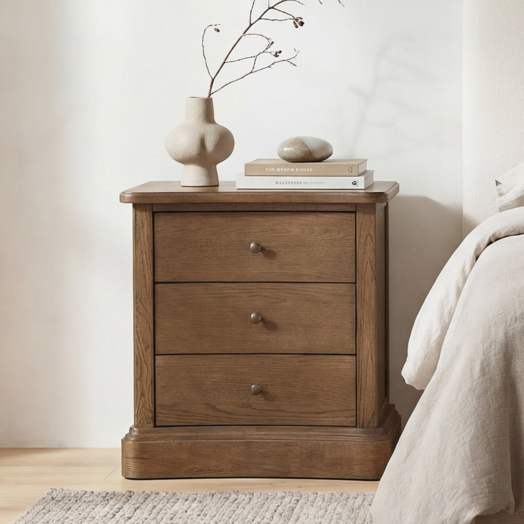 Clarence Nightstand Warm Brown