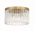 Emory 15'' Modern Gold Flush Mount