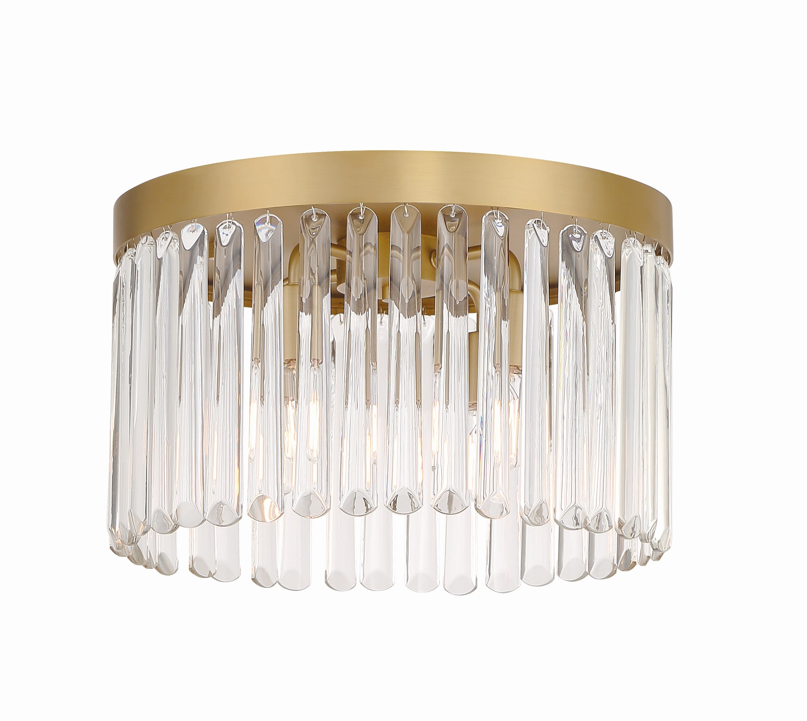 Emory 15'' Modern Gold Flush Mount