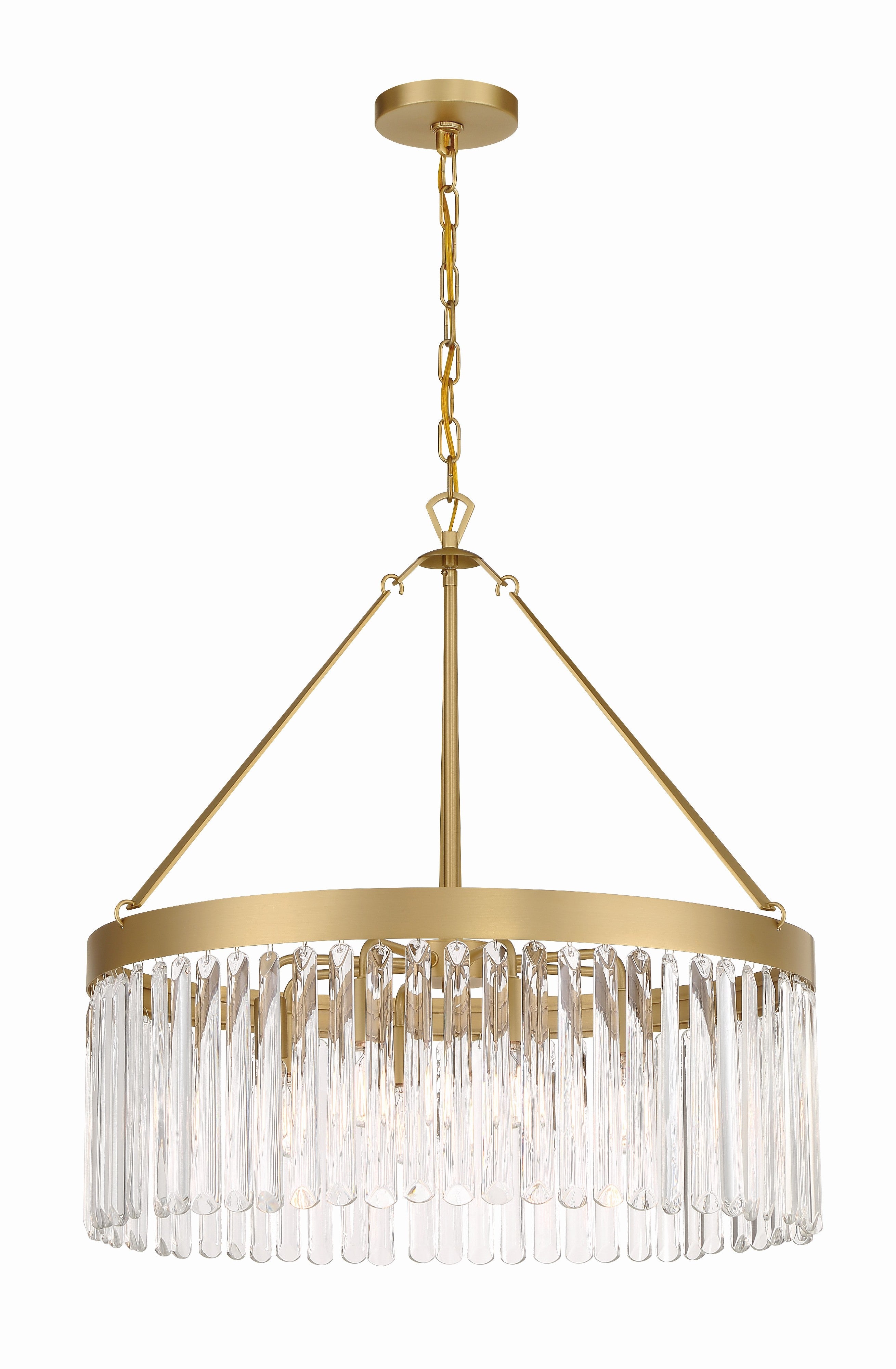 Emory 24'' Modern Gold Chandelier
