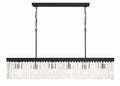 Emory 49'' Black Forged Linear Chandelier