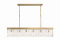 Emory 49'' Modern Gold Linear Chandelier