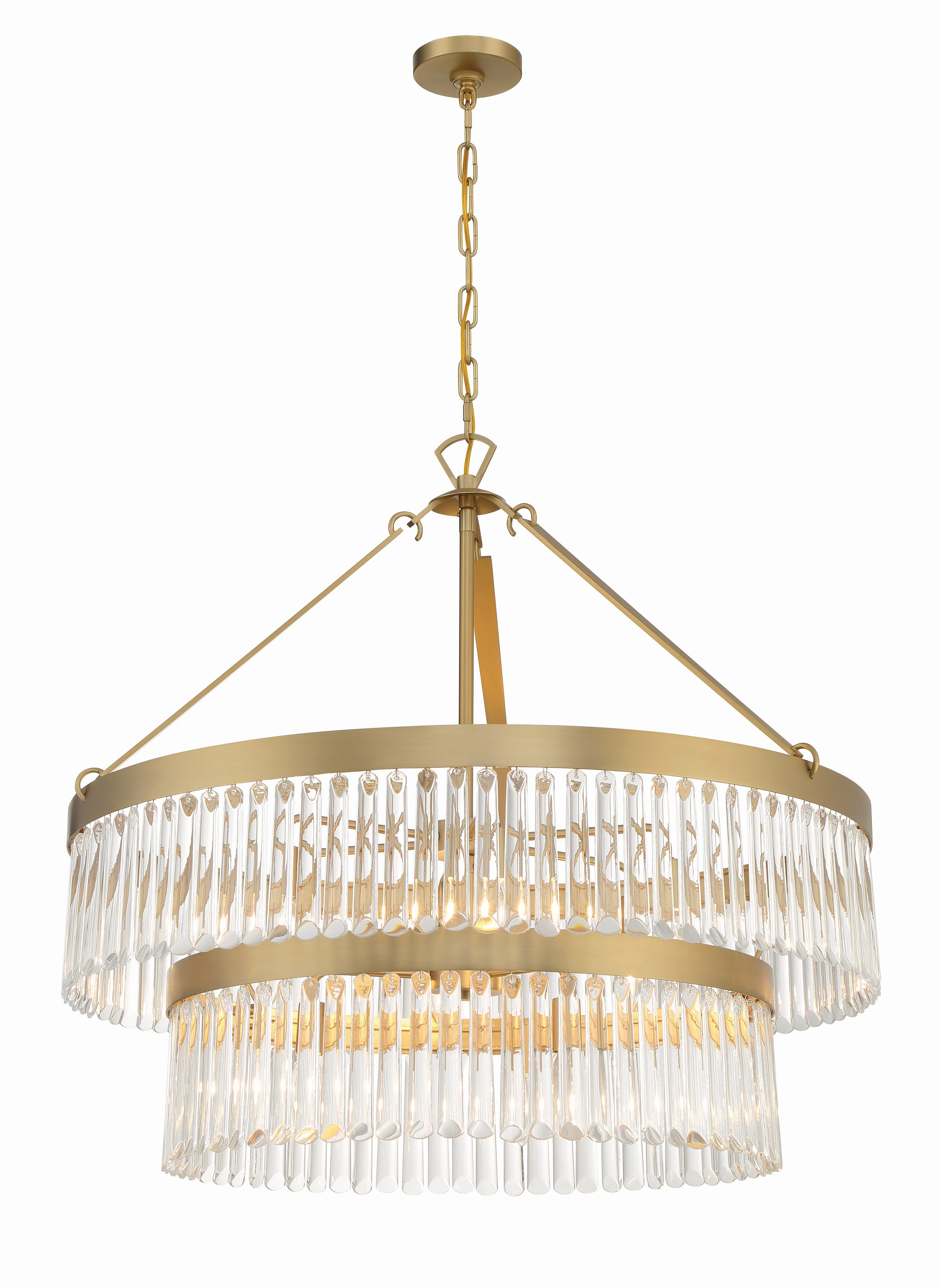 Emory 32'' Modern Gold Chandelier