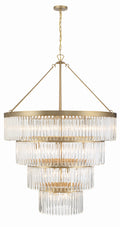 Emory 40'' Modern Gold Chandelier