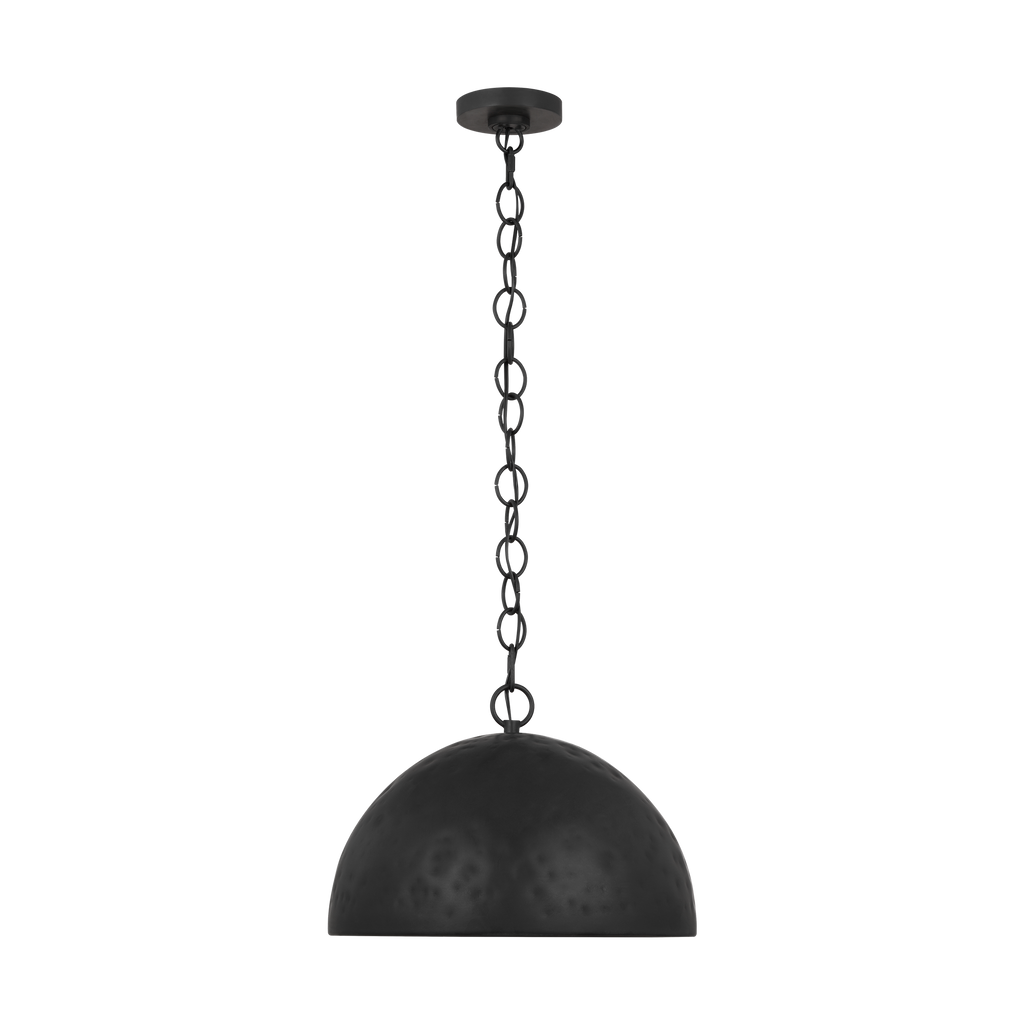 Whare Large Pendant | Aged Iron