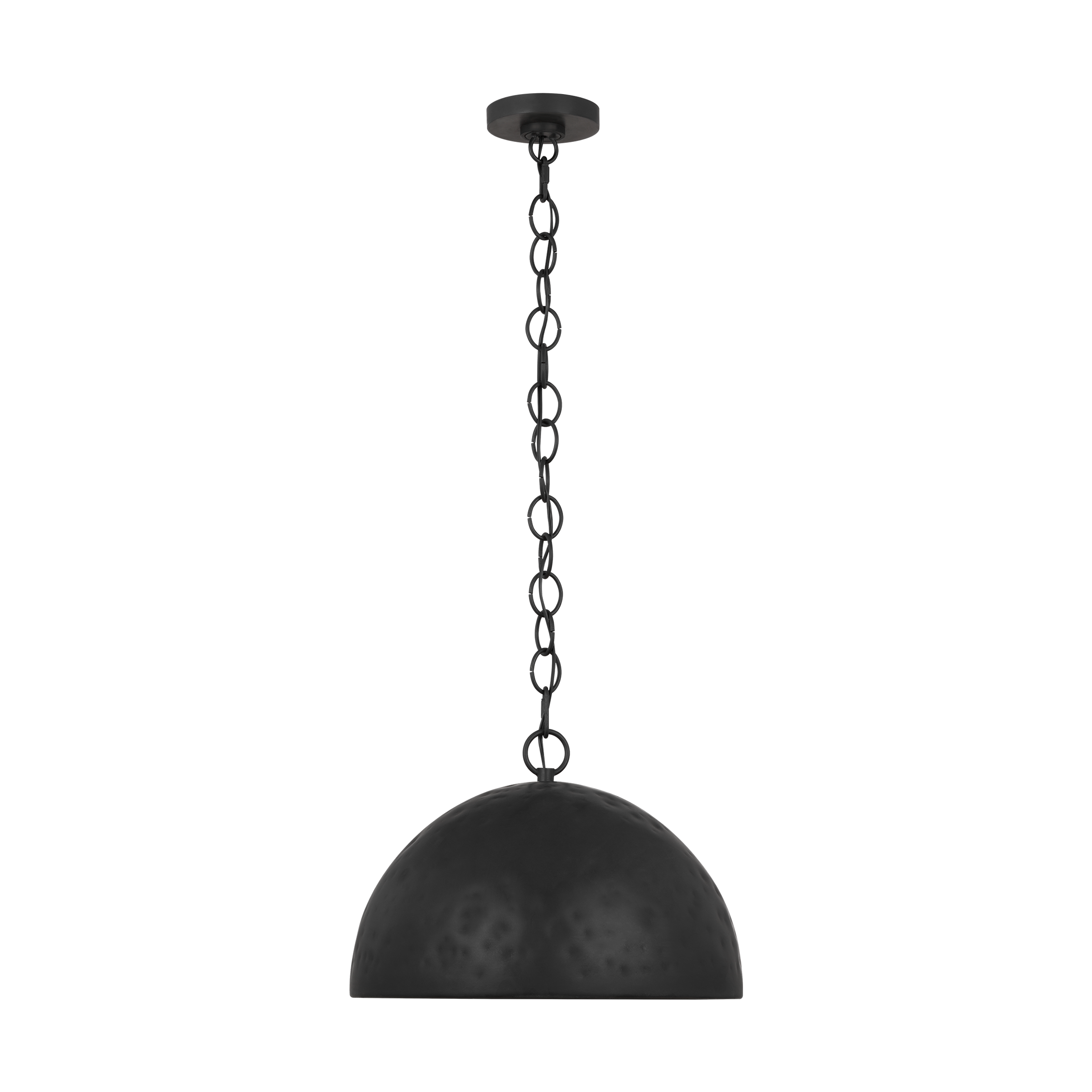 Whare Large Pendant | Aged Iron
