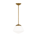 Milne Large Pendant Burnished Brass