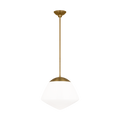 Milne Small Pendant Burnished Brass