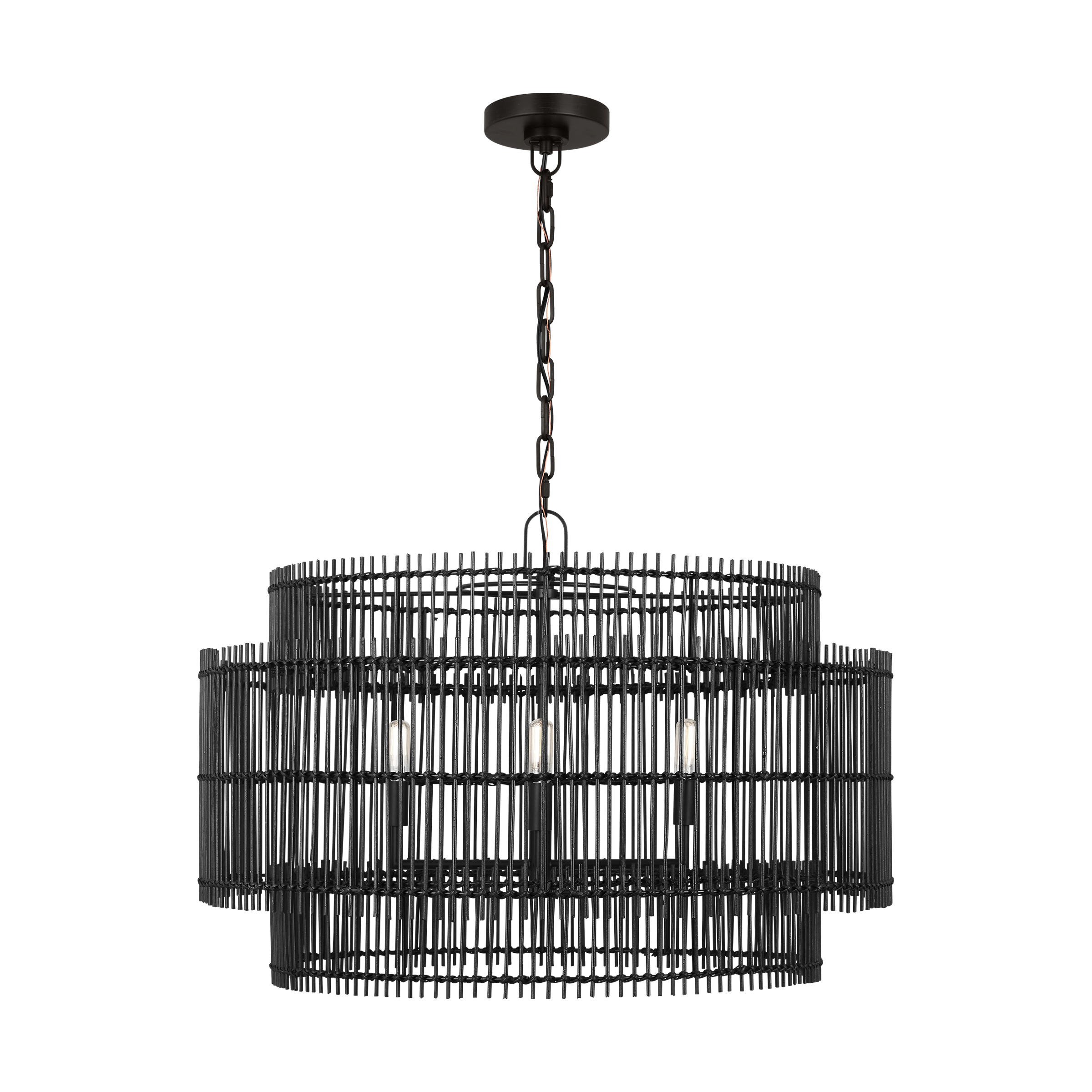 Elio Large Hanging Shade Aged Iron