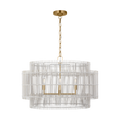 Elio Large Hanging Shade Burnished Brass