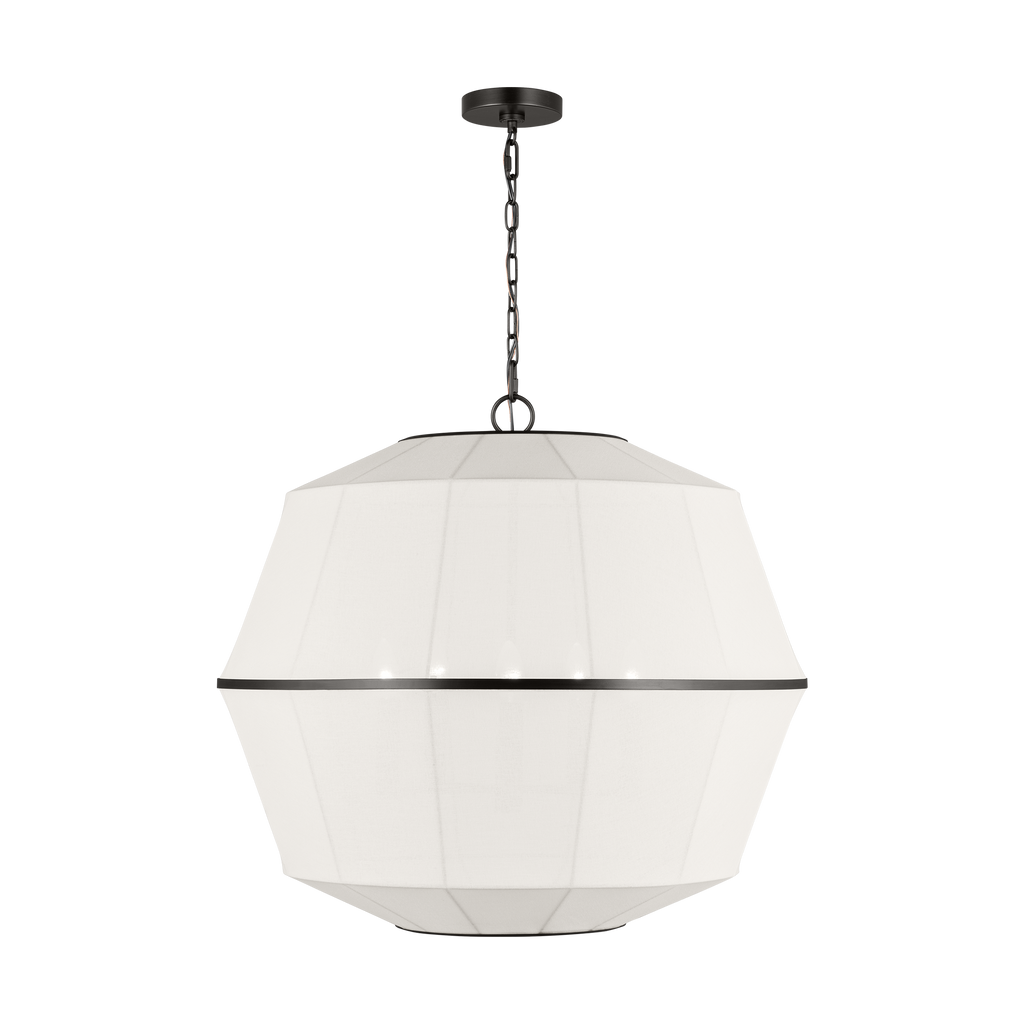 Hikari Large Chandelier Aged Iron