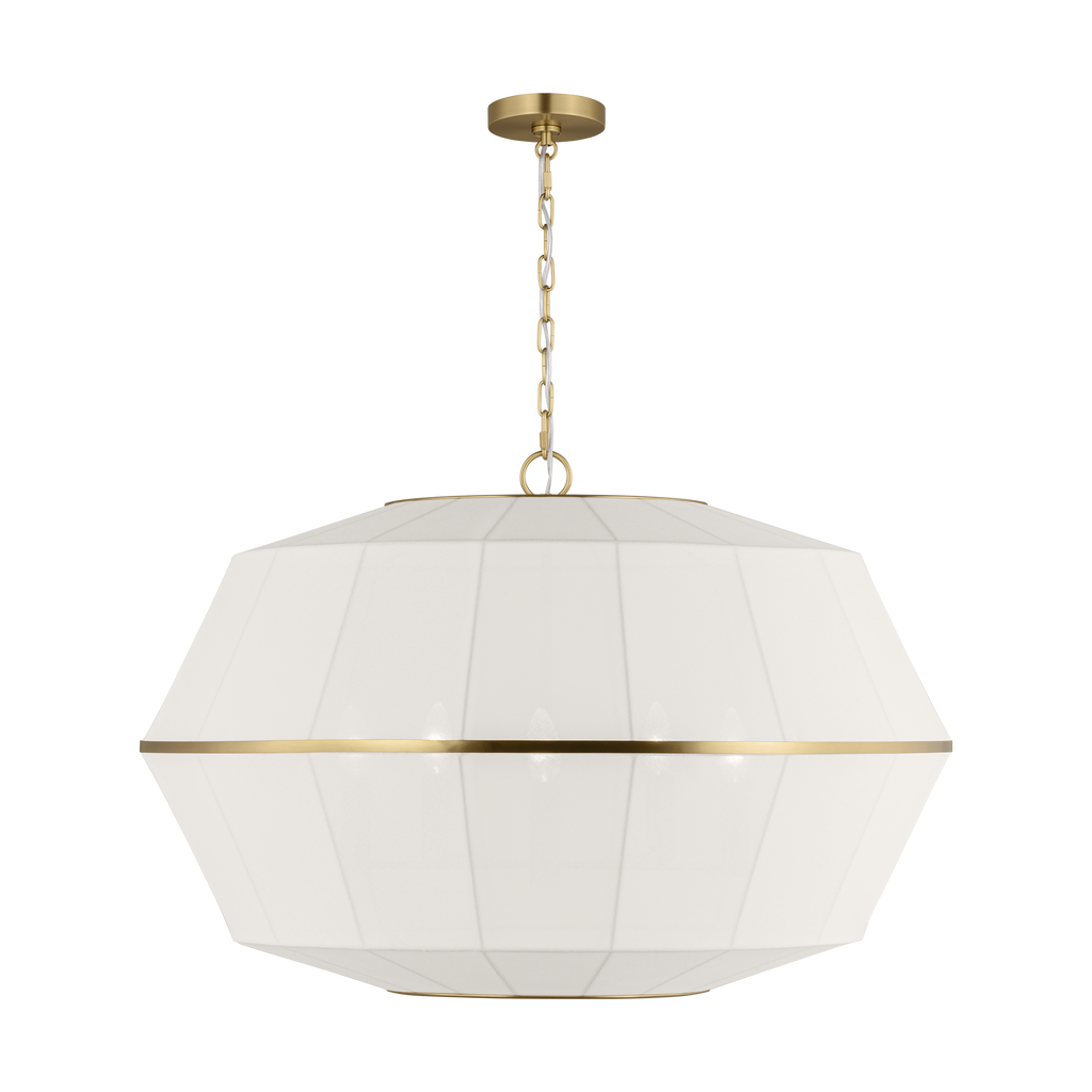 Hikari Wide Lantern Burnished Brass
