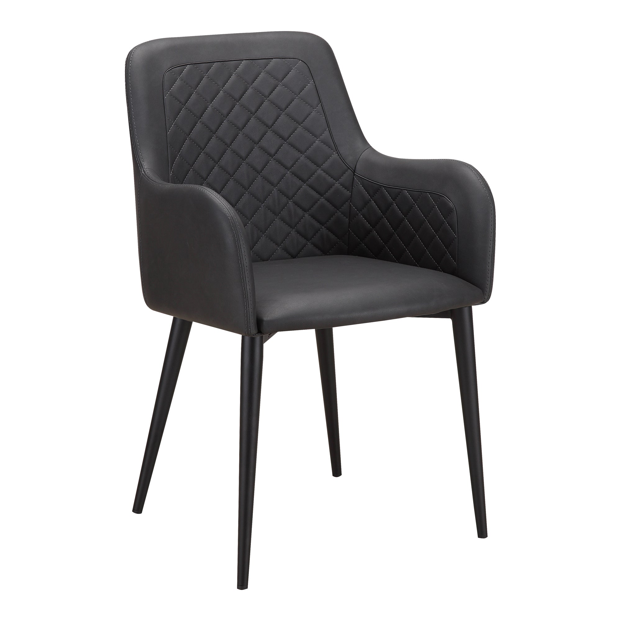 Cantata Dining Chair Slate Vegan Leather - Set of Two