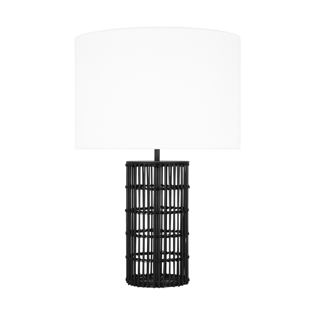 Elio Medium Table Lamp Aged Iron Bulbs Inc