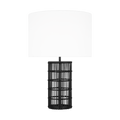 Elio Medium Table Lamp Aged Iron Bulbs Inc
