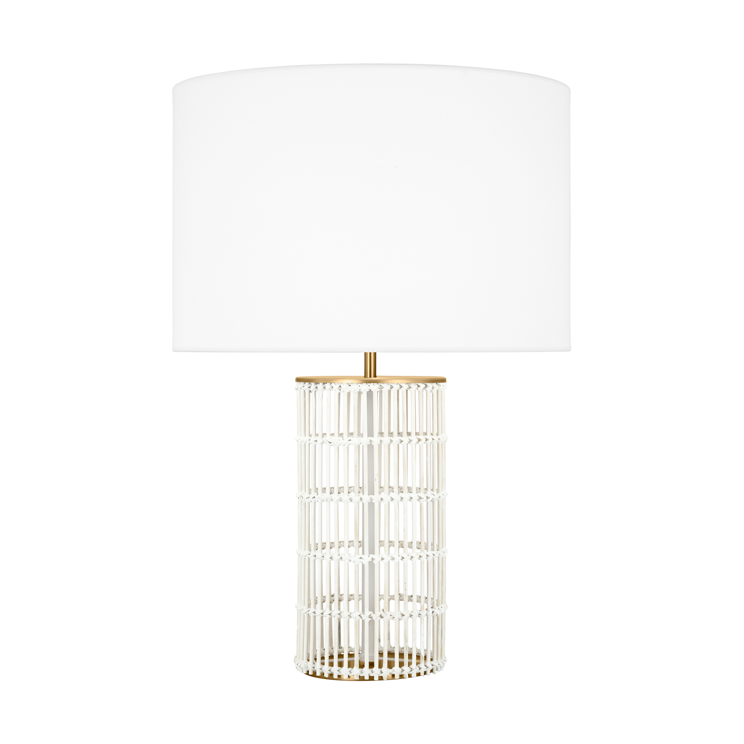 Elio Medium Table Lamp Burnished Brass Bulbs Inc