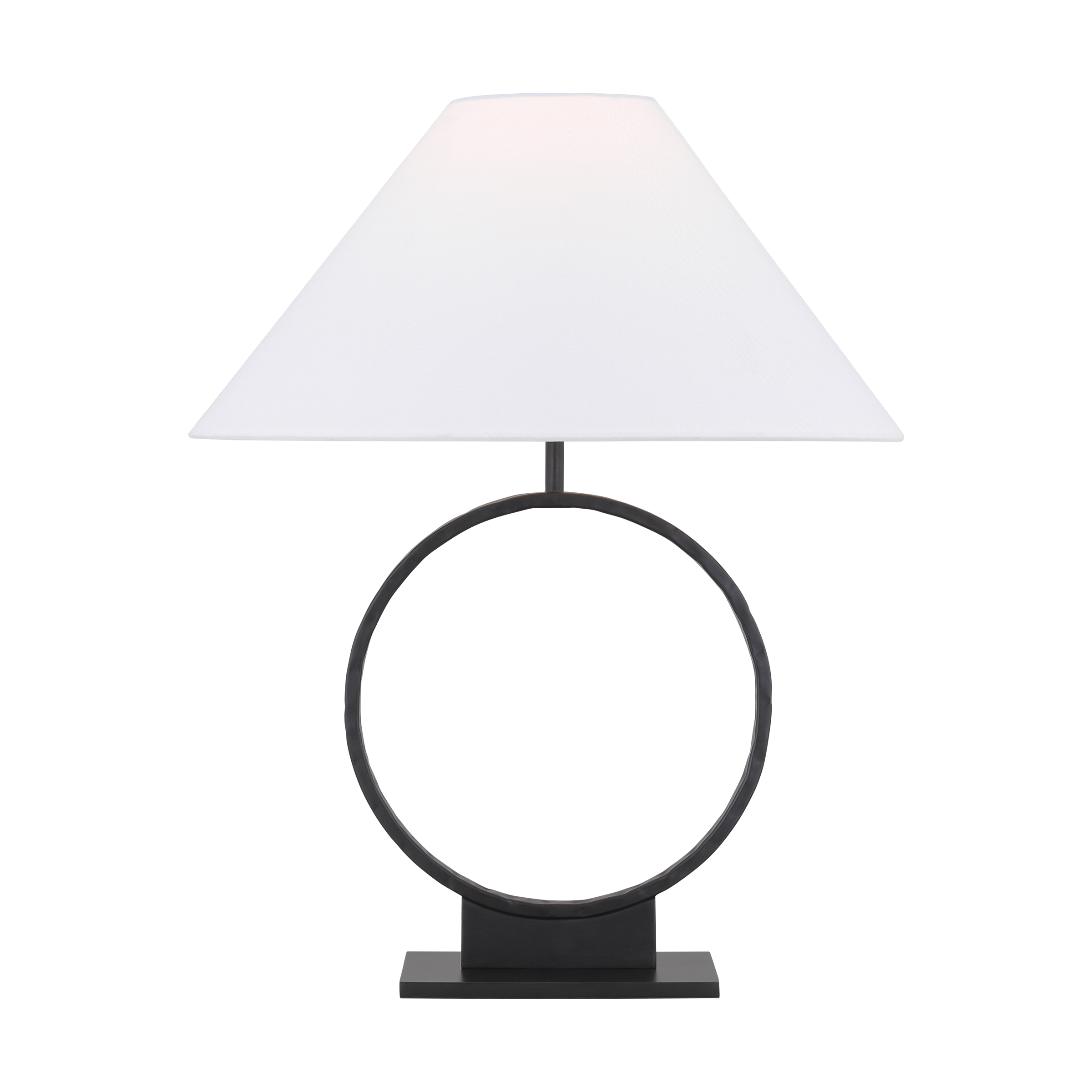 Orion Medium Table Lamp Aged Iron Bulbs Inc