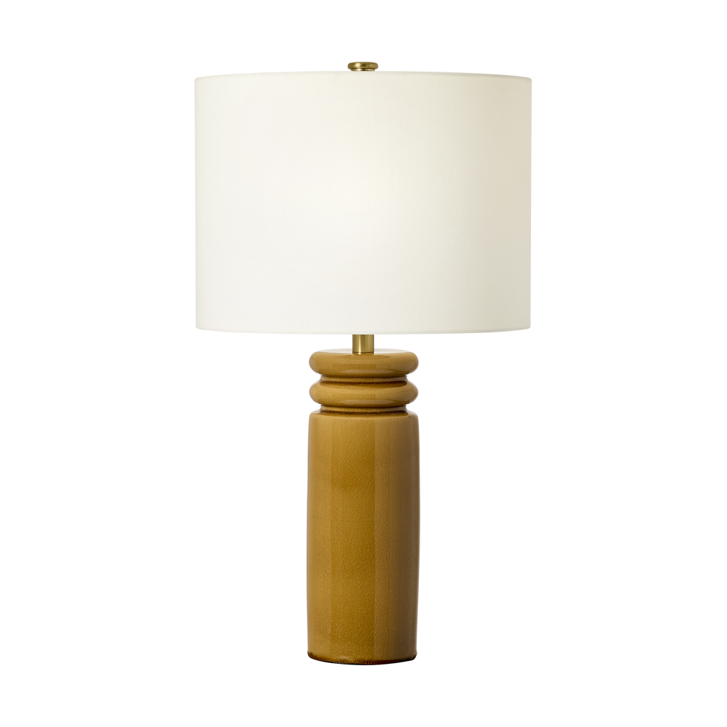 Feikudo Medium Table Lamp Cracked Honey