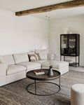 Mellow Modular Sofa | Off White Eco Fabric | End Seater With R Arm