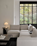 Mellow Footstool | Off White Eco Fabric