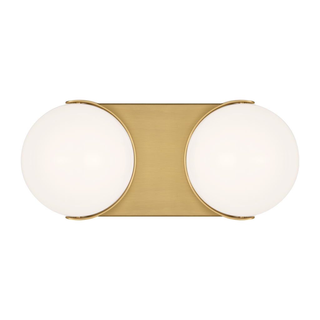 Syrie Medium Vanity Burnished Brass Bulbs Inc