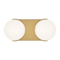 Syrie Medium Vanity Burnished Brass Bulbs Inc