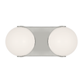 Syrie Medium Vanity Polished Nickel Bulbs Inc