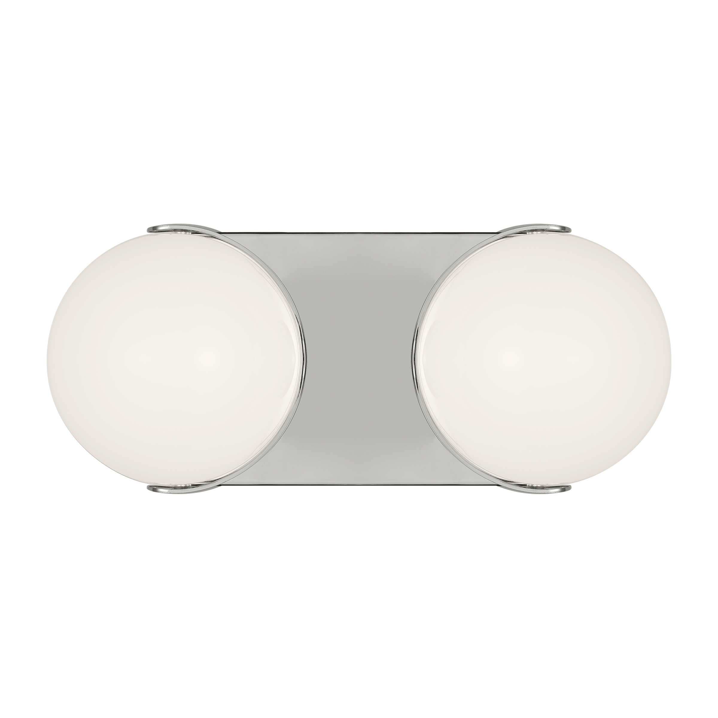 Syrie Medium Vanity Polished Nickel Bulbs Inc