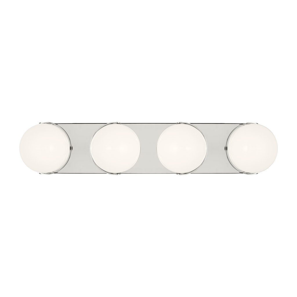 Syrie Large Vanity Polished Nickel Bulbs Inc