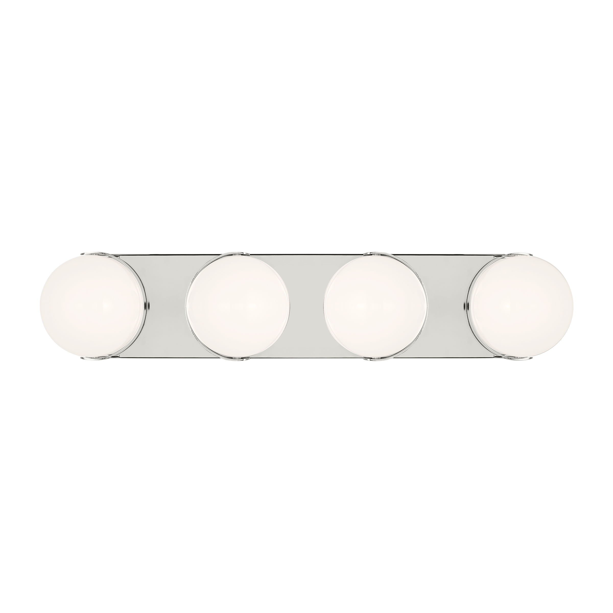 Syrie Large Vanity Polished Nickel Bulbs Inc