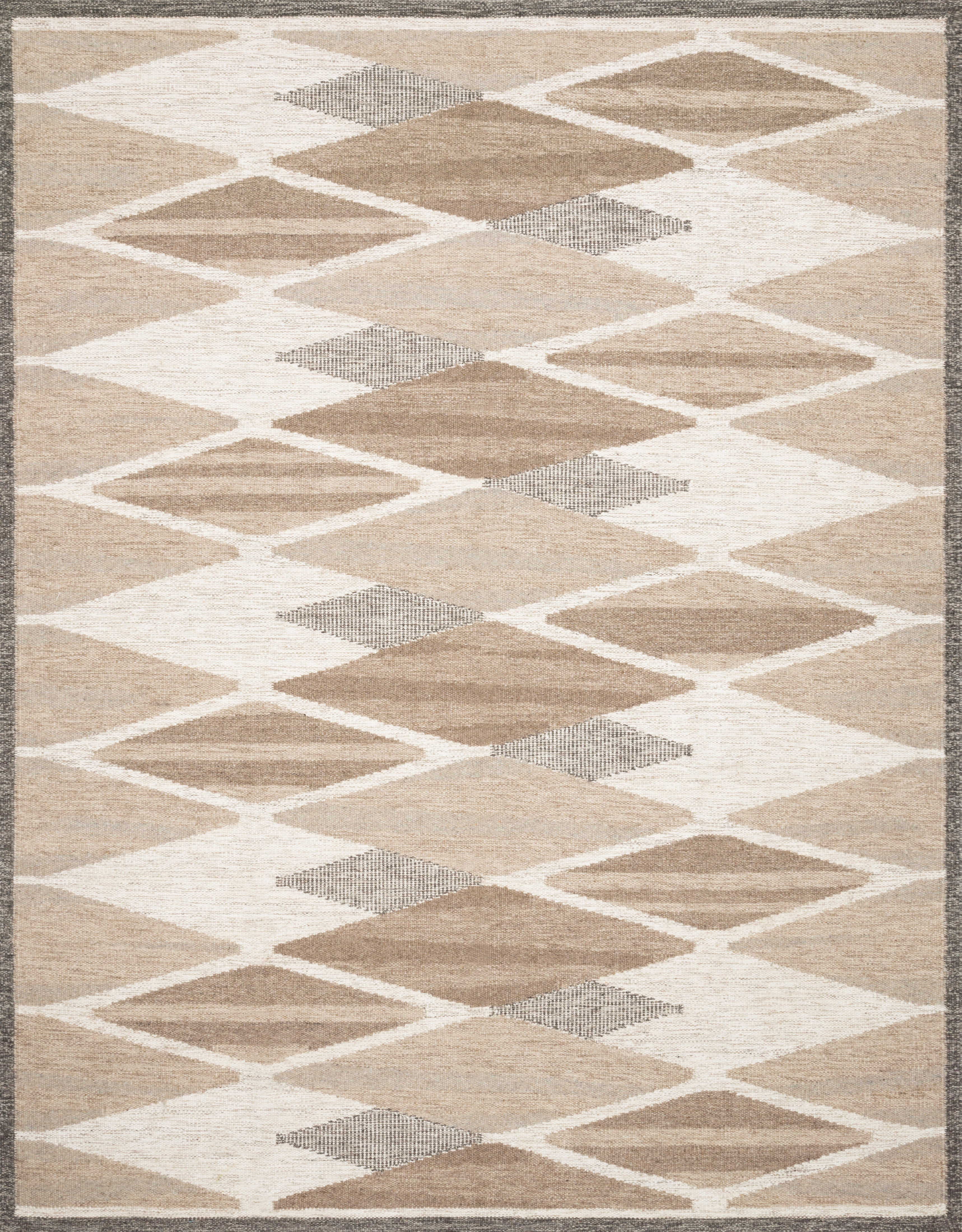 Loloi | Evelina Collection | Taupe / Bark | EVE-04