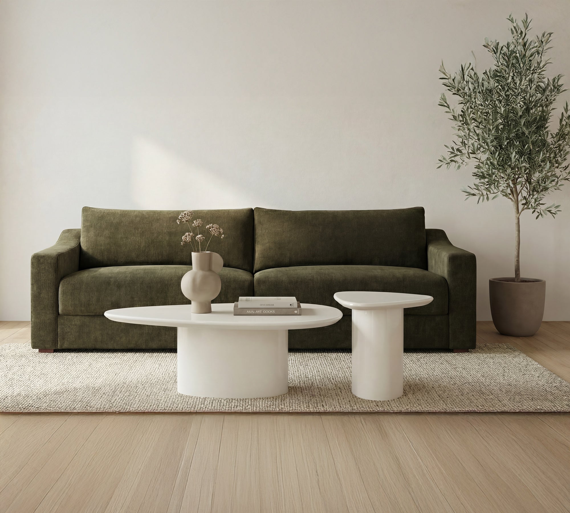 Eden Coffee Table Ivory Lacquer