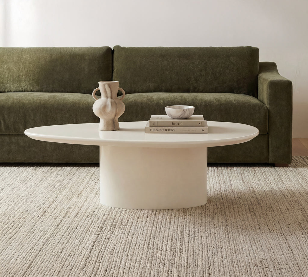Eden Coffee Table Ivory Lacquer