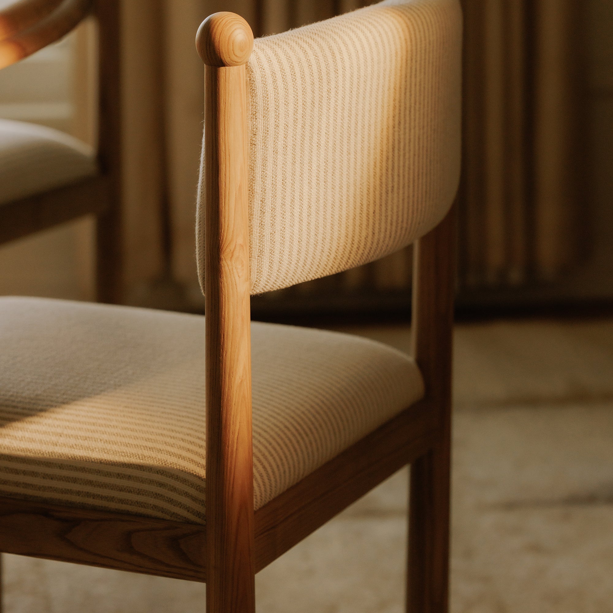 Villetta Dining Chair Stripe - Set Of Two