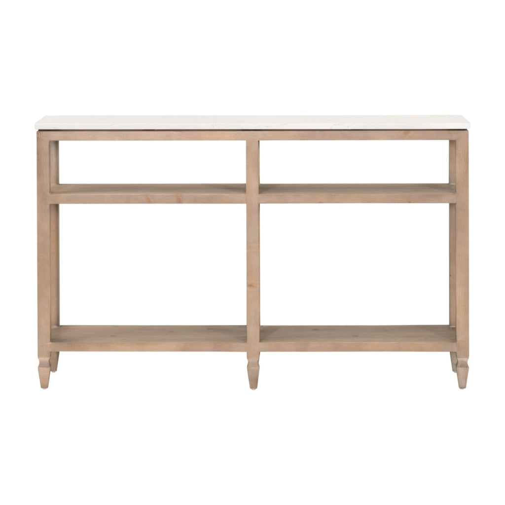 Emerie Narrow Console Table | Smoke Gray Pine