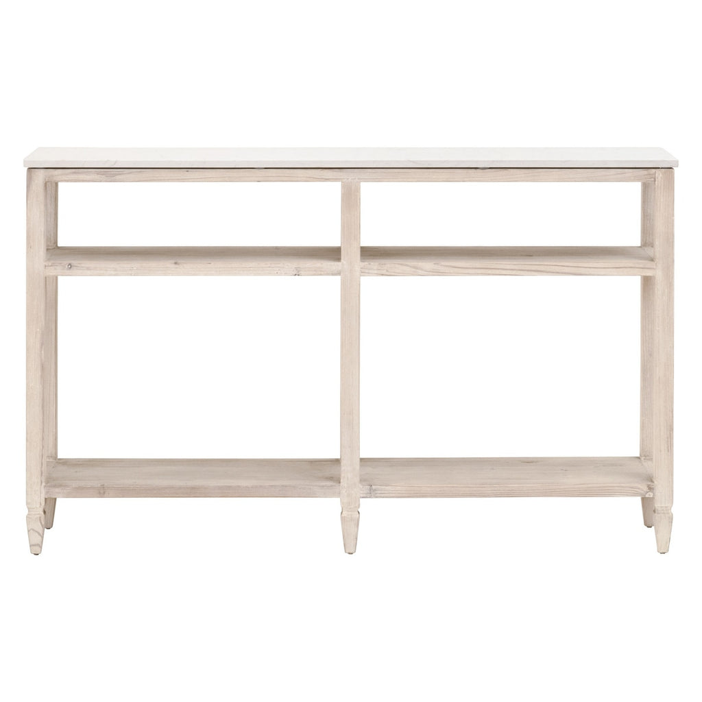 Emerie Narrow Console Table | White Wash Pine