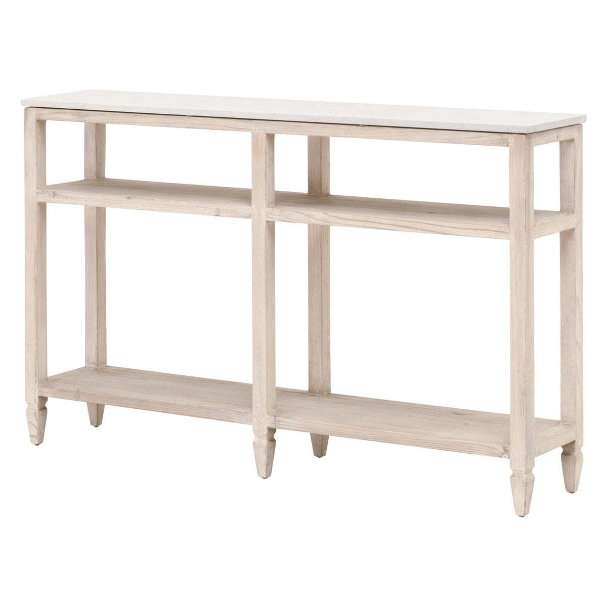 Emerie Narrow Console Table | White Wash Pine