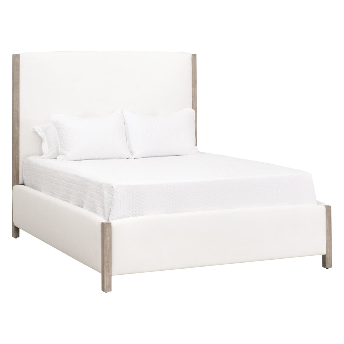 Emmett Standard King Bed | LiveSmart Peyton Pearl