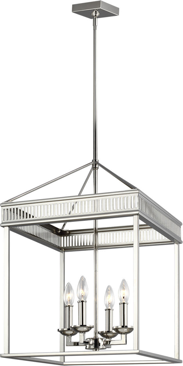 Woodruff Small Lantern Polished Nickel