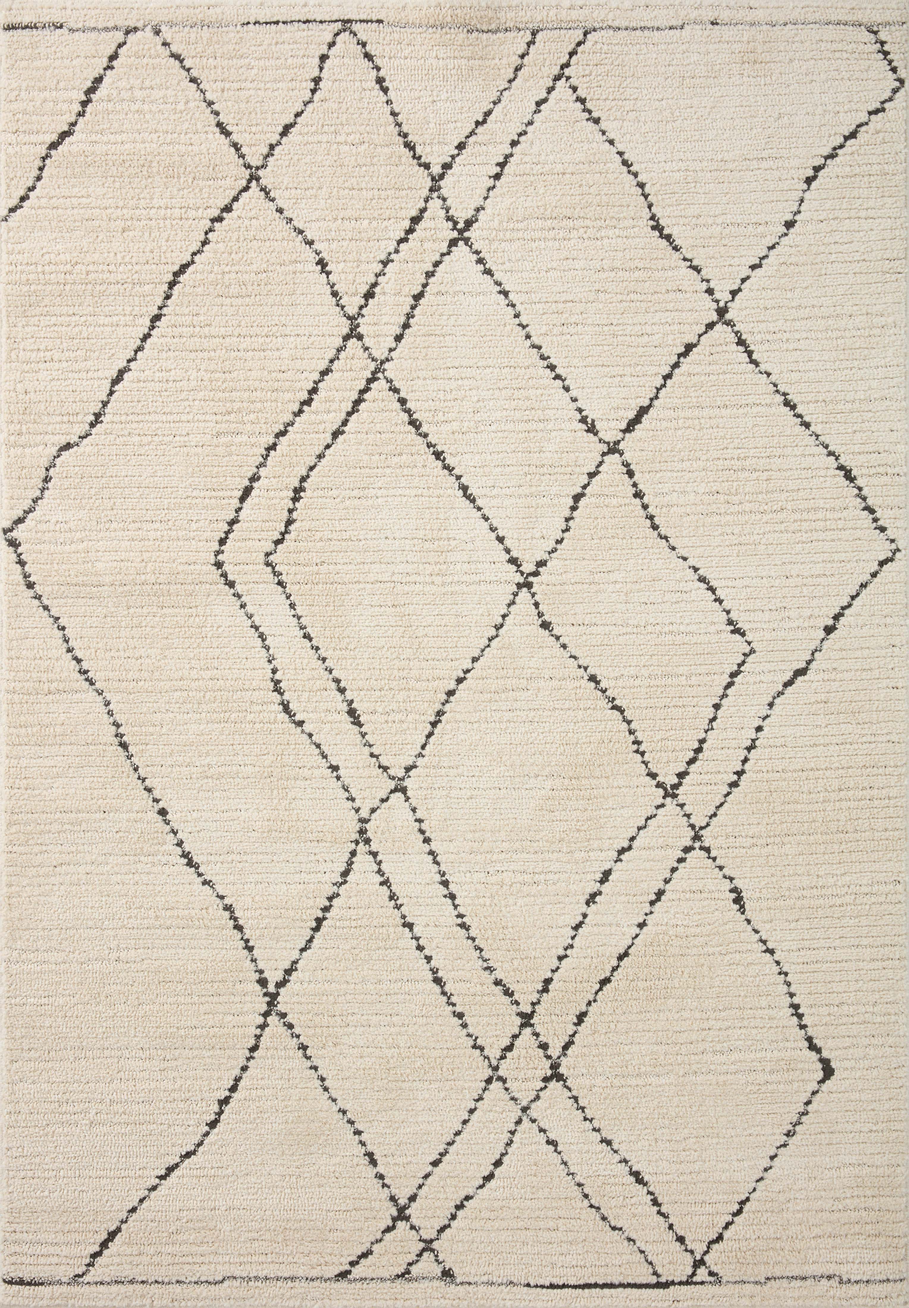 Loloi II | Fabian Collection | Ivory / Charcoal | FAB-02