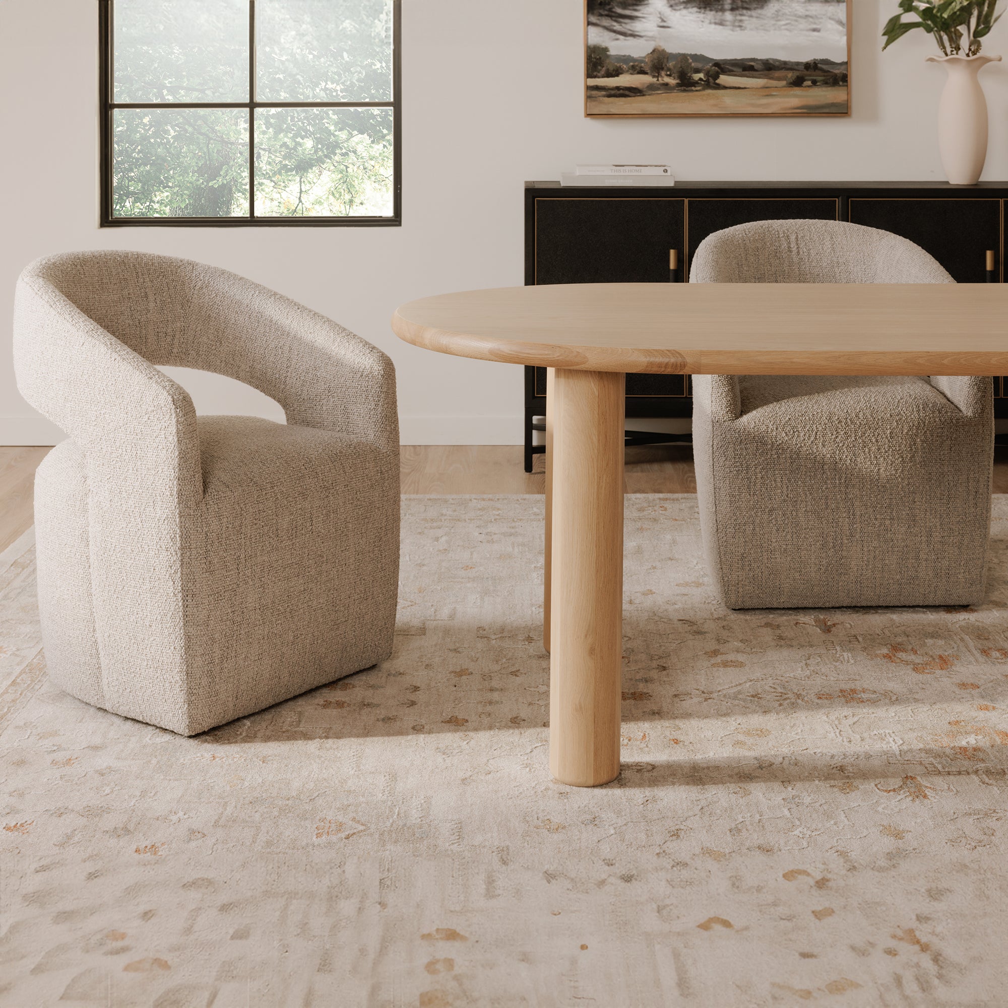 Milo Large Dining Table Oak