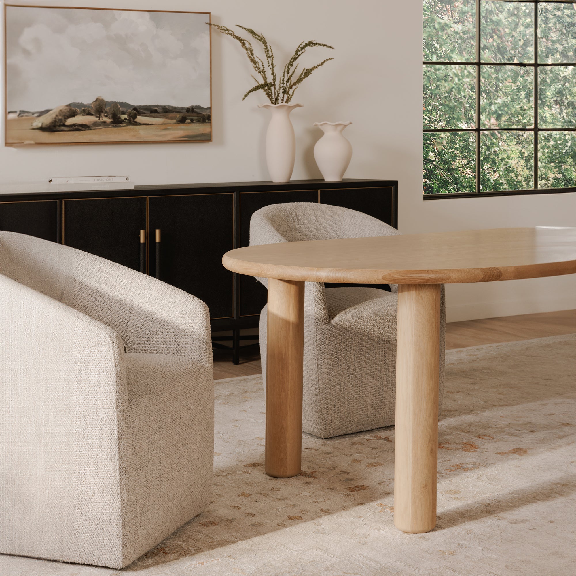Milo Large Dining Table Oak
