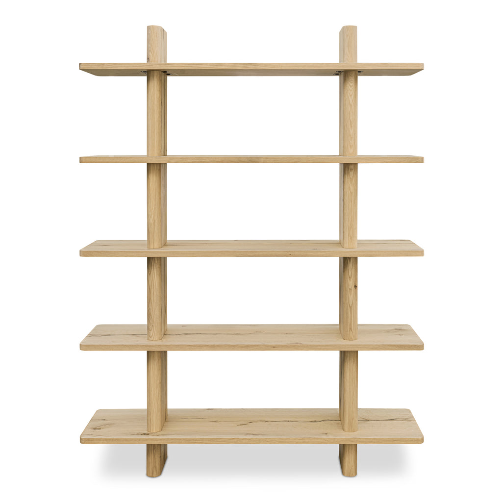 Casey Large Bookcase Rustic Oak