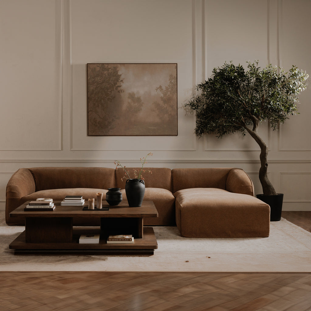 Casey Large Coffee Table Dark Brown
