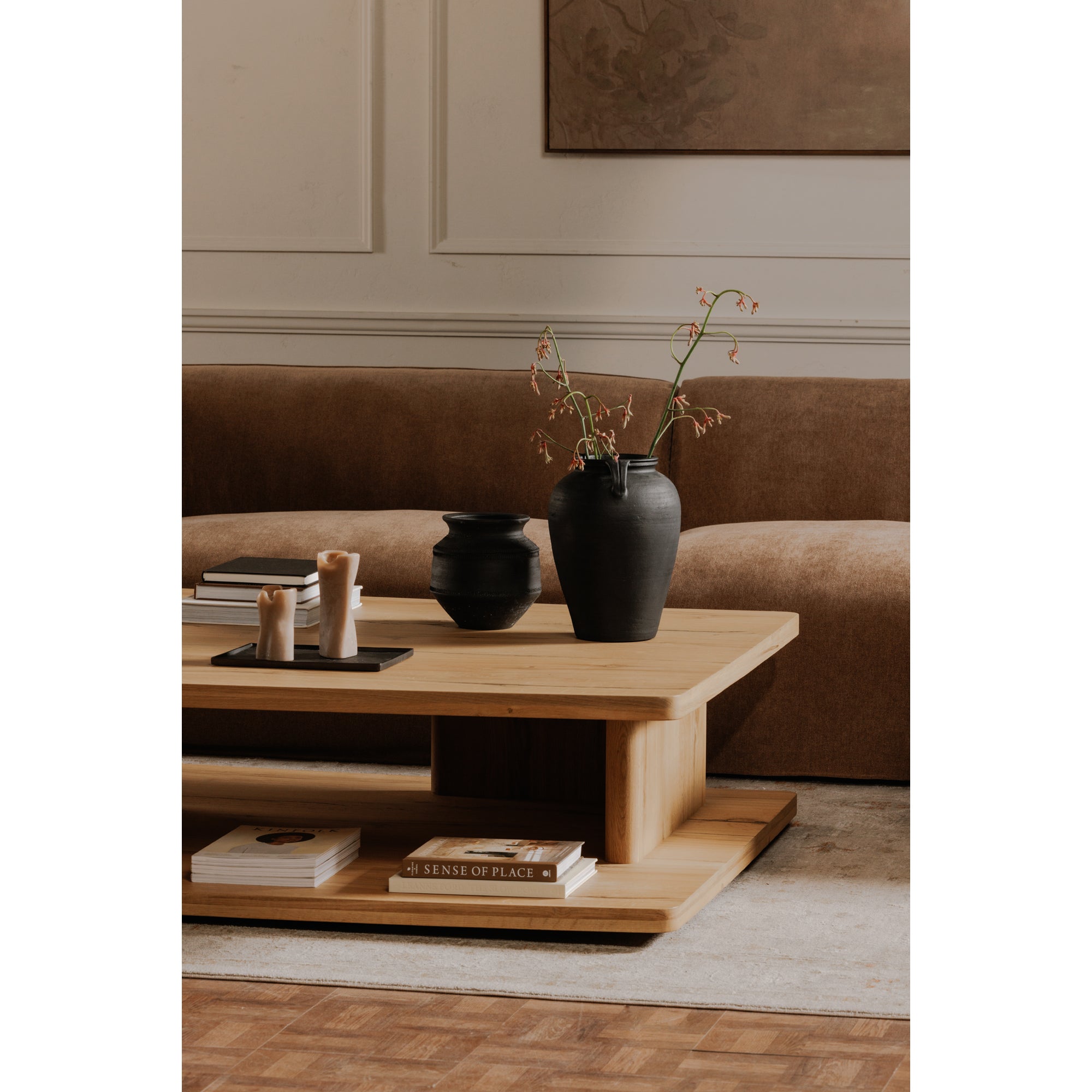 Casey Large Coffee Table Rustic Oak
