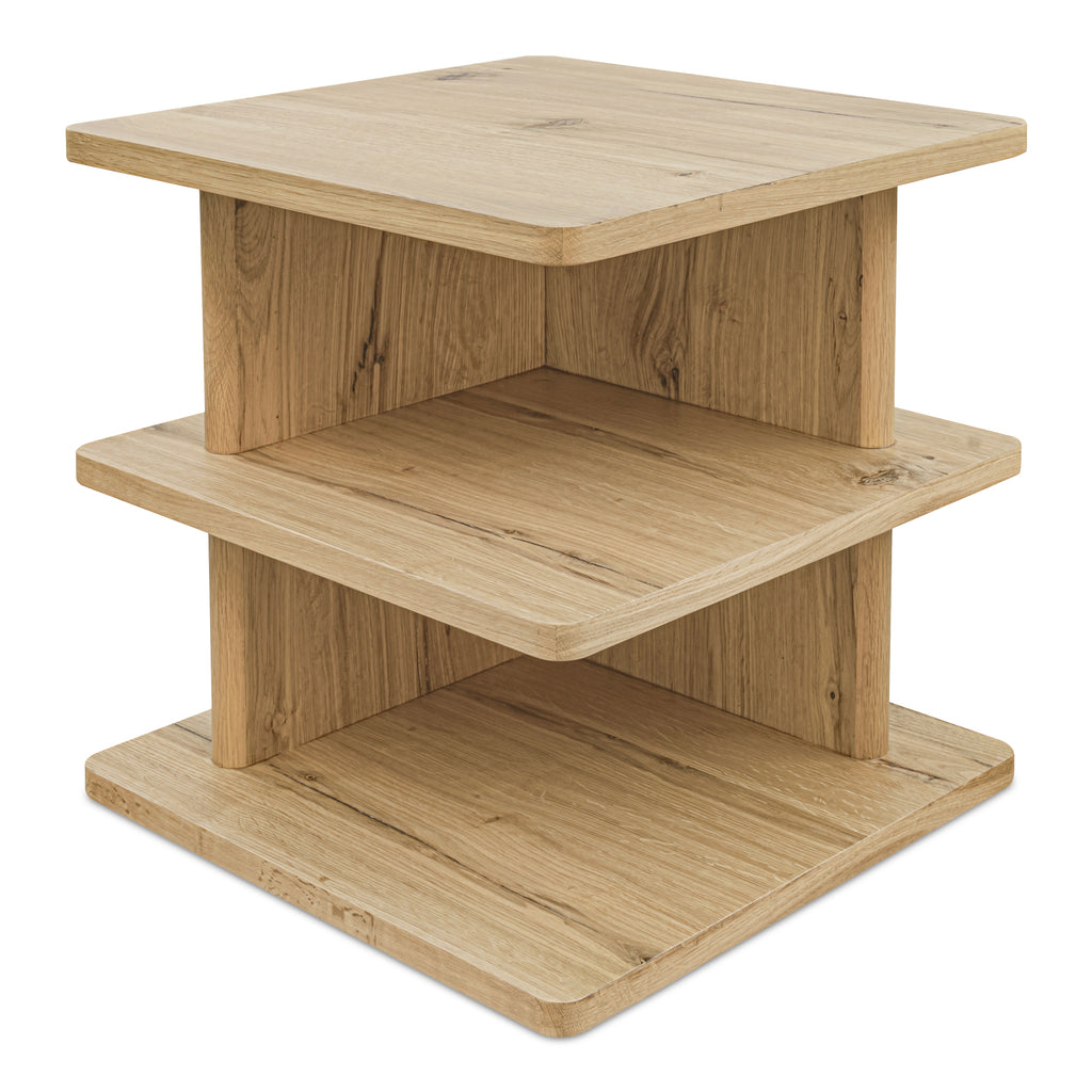 Casey Side Table Rustic Oak