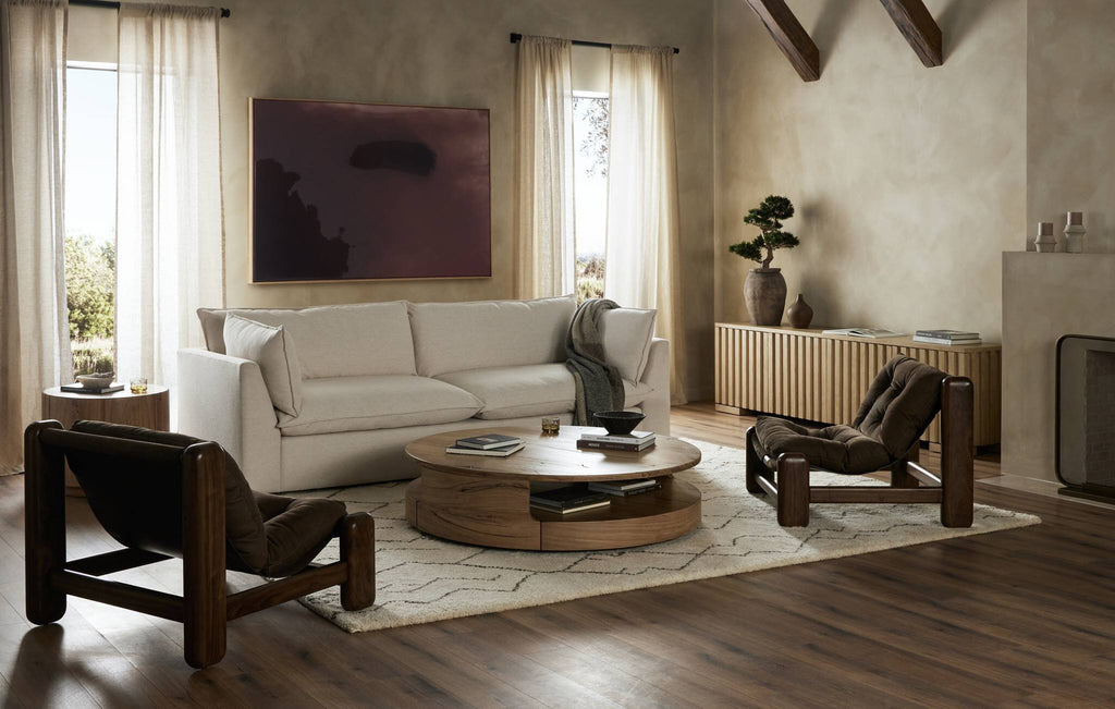 Scorch by FH Art Studio - Vertical Grain White Oak Floater