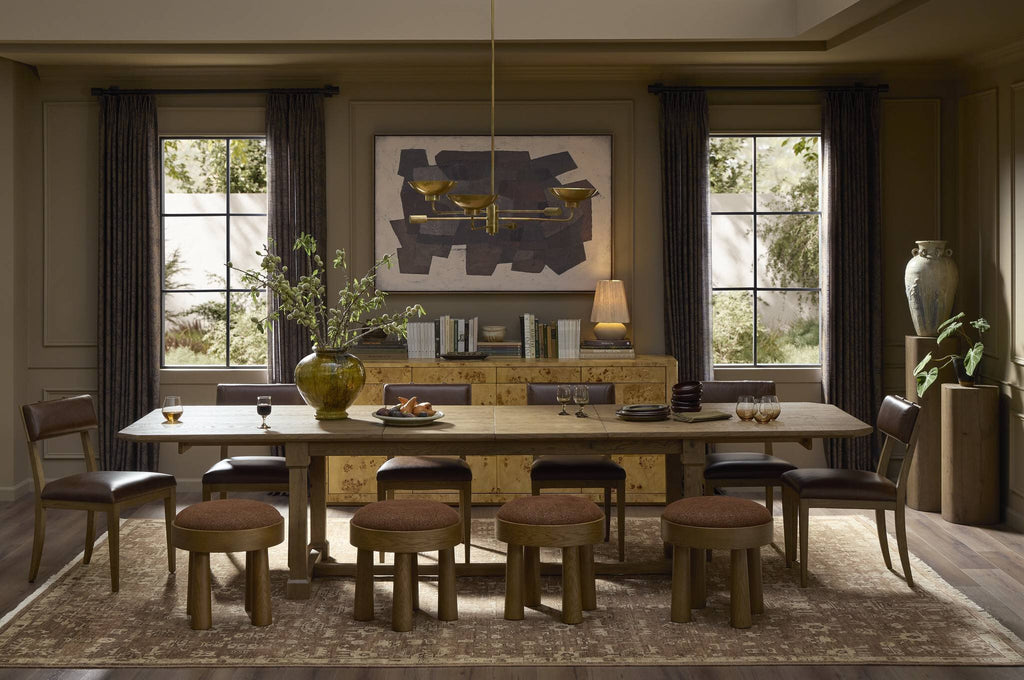 Tycho Pedestal - Brown Oak Veneer | 30"