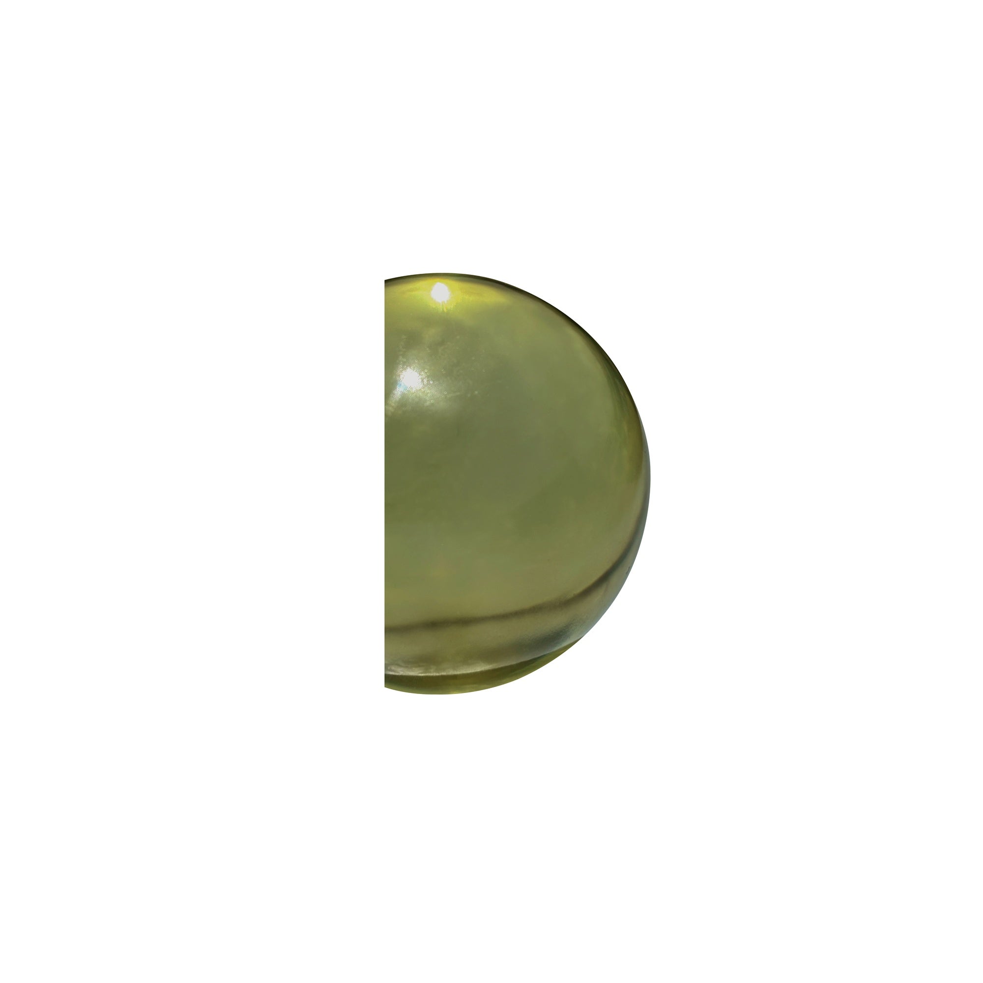 Bonn Cast Glass Decorative Object Olive